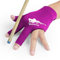 Roaming Gants de billard respirants pour homme main gauche, gants de piscine élastiques pour tireurs, snooker, carambole, queue de billard (rose rouge - main gauche, taille S/M )
