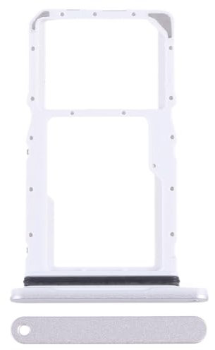 SIM Card Tray + Micro SD Card Tray Holder Slot Replacement for Samsung Galaxy Tab A9+ 5G SM-X215,SIM Card Tray Replacement for Samsung Galaxy Tab A9+ 5G SM-X215 (Sliver)