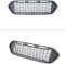 SUNYSGS Frontgrill Vorne für Fo-rd Transit Custom 2014-2021, Front Kühlergrille Auto Frontstoßstange Unterer Mittelgrill Sport Front Rippen Grill AutozubehöR,B/Grey