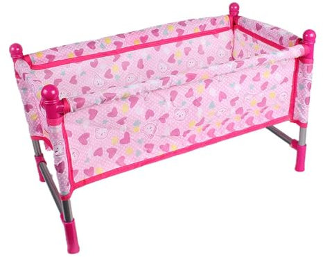 Doll Stroller Baby Doll Swing Swayable Simulation Miniature Doll Sets For Kids, Baby Stroller Car Seat for Doll Swing, High Chair, Bed, Role Toys (Doll Not Included)