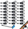 25PCS Adhesive Cable Ties Multifunctional Nylon Cable Ties for Wire Management Adjustable and Reusable Adhesive Cable Clips with Screw Mount for Home and Office Computer Cable Management