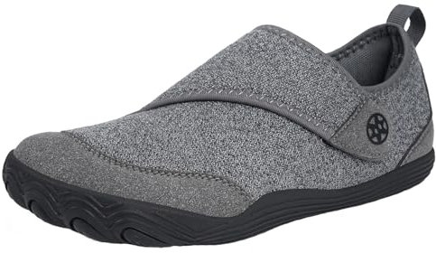 Sisttke Chaussons Homme Femmes Large Chaussures Diabétiques Orthopédique Anti-dérapante œdème gonflement Chaussures Marche Ajustables Confortable pour Personnes Âgées