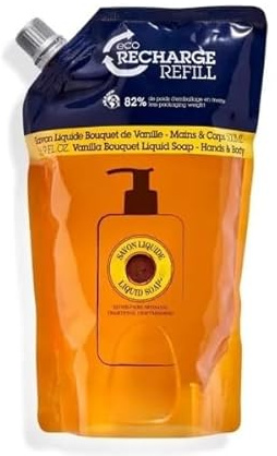 Ecorrecarga Flüssigseife für Hände und Körper, Vanilla Bouquet, 500 ml