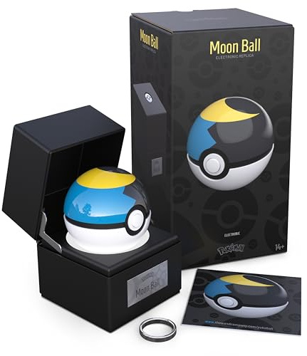 The Wand Company Pokémon Elektronischer Druckguss-Tauchball Nachbildung (Moon Ball)