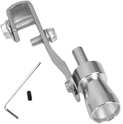 Silbato de escape turbo – Silenciador de tubo de motor, silenciador de turbina, accesorios de coche, accesorios de coche, amplificador de metal, amplificador de ruido, simulador de sonido turbo, tubo