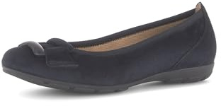Gabor Damen Klassische Ballerinas, Frauen Ballerinas,Rolling-Soft,Sensitive,Basic,Derby,Silber,rosa,grau,beige,Lack,pink,Dark-Blue,37 EU / 4 UK