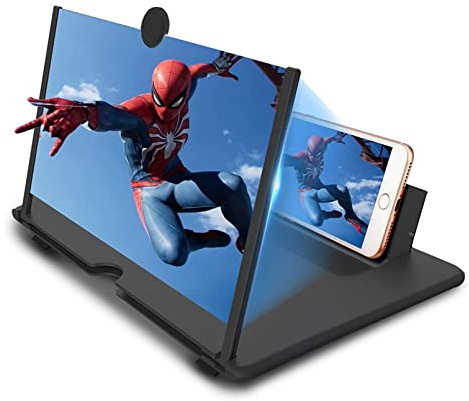Goevcclei Amplificador Pantalla movil 18 Pulgadas, Lupa para teléfono Inteligente 3D HD, Anti-Azul, Plegable, Adecuado para con Todos los
