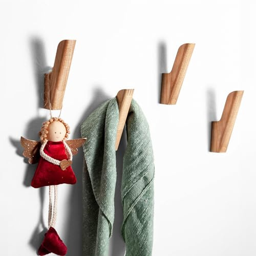 Craman Eichenholz Wandhaken – Moderne Garderobenhaken aus Holz, Wandmontage, Deko für Zuhause, Geschenkidee, N1 Deutschland