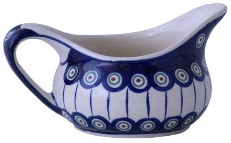 Original Bunzlauer Keramik Sauciere 0.45 Liter im Dekor 8