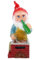 Gartenzwerg Grillmeister aus bruchfestem PVC Zwerg Made in Germany Figur