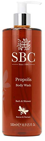 SBC Skincare Propolis Body Wash - 500ml | Soothing Propolis Shower Gel For Sensitive Skin | Award-Winning Propolis Bath And Shower Body Wash For Men And Women