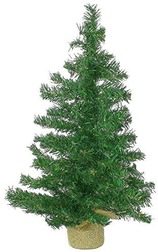 Adventino Künstlicher Weihnachtsbaum im Jutesack (45 cm hoch)