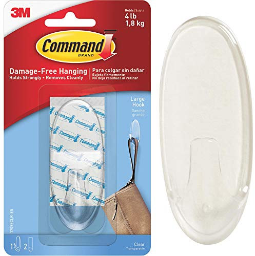 Command Strips 17093CLR Command Large Clear Hook