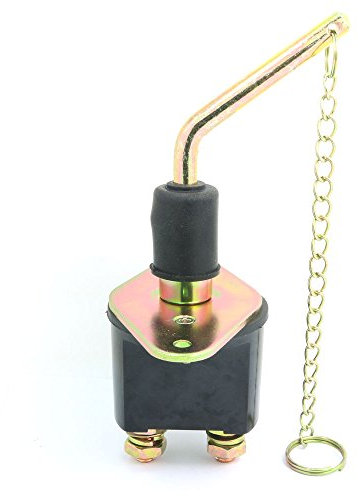 NUZAMAS Car Battery Switch Clamp, Main Disconnect Isolator Motorcycle Truck Van Caravan Battery Master Terminal, Cut Off Switch, Connector Disconnector, Removable Key