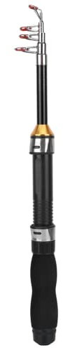 Mini Taschen Angelrute Pen Angelrute für Seefischerei Salzwasser Süßwasserfischen(1m)