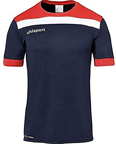 uhlsport Herren Offense 23 Trikot, Marine/Rot/Weiß, L