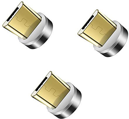 YSJJZRL 3 Pack Adaptateur/connecteur/tête magnétique Micro-USB