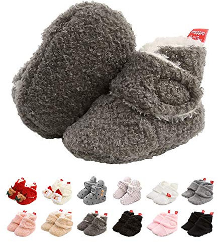 Stivaletti Invernali per Neonato, Unisex Inverno Caldo Fondo Morbido Antiscivolo Stivali da Neve Bambino Scarpe Primi Passi Bambina Inverno Caldo Fondo Morbido Carina Stivali