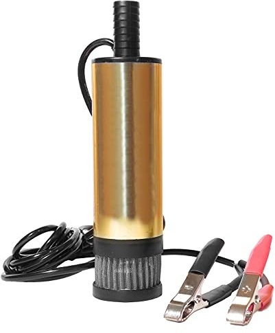 Bomba Transferencia Combustible Diesel 24 V Filtro Bomba sumergible acero inoxidable Transferencia Líquidos, Gasoil, Aceite, Agua, Camión, agrícola, Acuarios, Caravana, Barcos