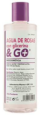 Agua Rosas + Glycerin & Go - Pharma & Go - 250 ml