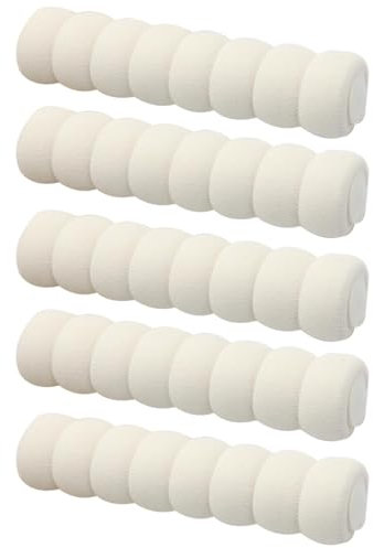 TopHomer 5PCS Door Knob Covers Door Handle Soft Foam Safety Cover Guard Protector Door Knobs Pull Protective(White)