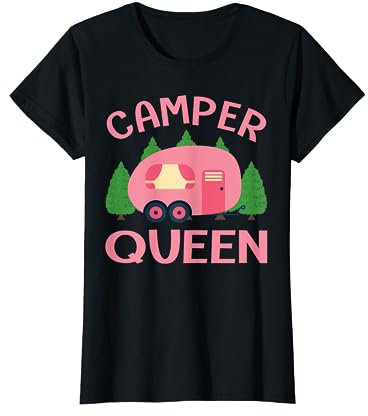 Camper Queen / RV Anhänger / Wohnmobil / I Love Camping. T-Shirt