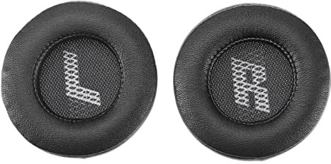 1 Paar Ohrpolster Kompatibel mit JBL Live 400BT Kopfhörer Ersatz Protein Leder Weiche Schaumstoff Ohrpolster Headset Reparaturteile Schwarz