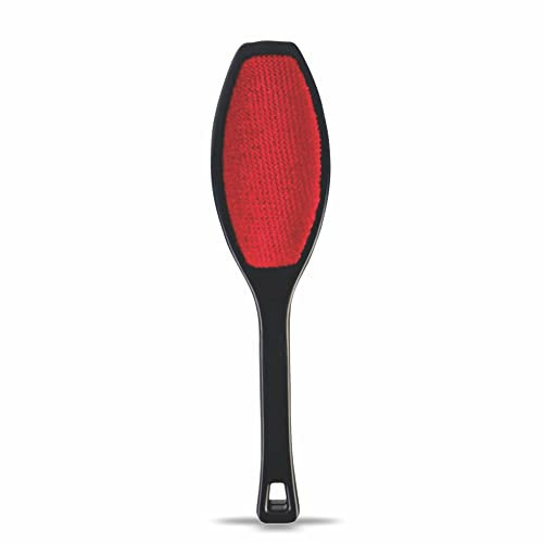 Lint Brush Pet Hair Cleaner Fabric Lint Remover Brush Double Sided Velour Surface Manual Clothes Fur Removal For Removing Hair Fur Dust Fluff Furniture Carpet Couch Equipment Tool (Pack Of 1)