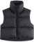 fuinloth Gilet da Donna Primaverile e Autunnale Smanicato Senza in Tinta Unita Giacca Senza Maniche Cappotti con Cerniera Nero XXL