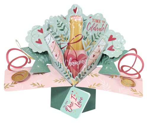 Pop Up Time To Celebrate To The One I Love Greeting Card Suit Any Occasion POP203C06