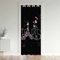 Eiffelturm Türvorhang 86x203cm für Tür Privatsphäre Paris Schrank Vorhang für Innentür Raumteiler für Schlafzimmer Wohnzimmer Floral 30%-50% Zimmer Verdunkelung Schwarzout Isoliert thermisch Vorhang