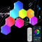 PUMPKINS Hexagon LED Lights, 8 Pack RGB Led Hex Light Panel, Hexagon Smart Wall Light Gaming Panels Sync to Music for Room Bar Bedroom Home Decor Gaming Room, HexagonLight with App & Remote Control