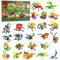 MISINI Tier Insekten Serie Mini Klemmbausteine Technik,MOC kreatives STEM Spielzeug Modellset Weihnachtsspielzeuggeschenke für Kinder und Mädchen,insgesamt 24 Insekten-Baustein Adventskalender 2024