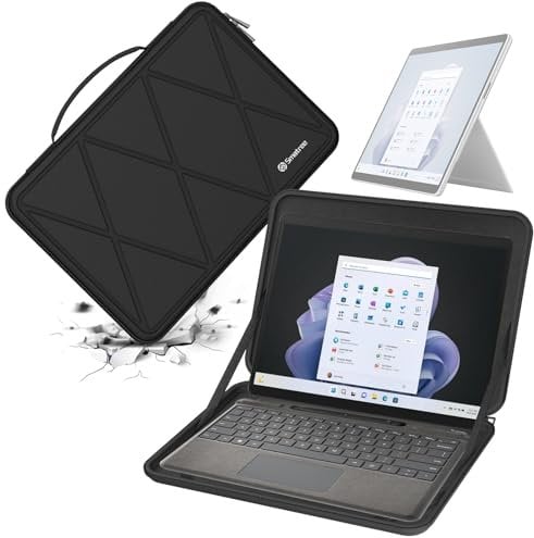 Smatree Hard EVA Schutzhülle Kompatibel für 13 Zoll Microsoft Surface Laptop Copilot+PC 2025, für Surface Pro 11/10/9/8, für Surface Pro Copilot+PC 2024/Surface Pro 10 für Business Case (X8019)