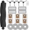 Bibemorol Zubehör für Dreame L20 Ultra/L20 Ultra Complete/L30 Ultra Roboter Staubsauger, 1 Hauptbürste 6 Staubbeutel 4 Wischtücher 4 Filter 4 Seitenbürsten 1 Reinigungsbürste 20 Stück