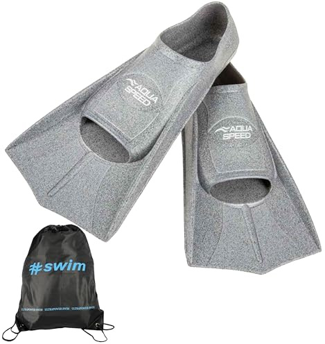 Aqua Speed Kurze Schwimmflossen für Erwachsene und Kinder I HIGH TECH | weiche Trainingsflossen I leichte Kurzflossen I Training Flossen I Trainingsschwimmflossen I Schwimmen I Schwimmtraining