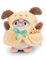 NICI MYMOCHI Kuscheltier Set - Hamster Kuscheltier Shai 8 cm mit Keks und Katzenkostüm in Geschenkbox, Flauschiges Stofftier zum Kuscheln, Spielen und Liebhaben - 61144