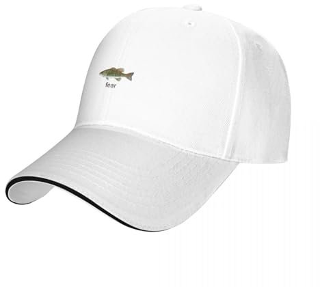 Baseballmütze Basecap Fish Fear Me Baseball Cap Sport Cap Hüte Damen Herren