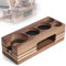 efuturetime Tamper Station 51-54mm Espresso Tamperstation Nussbaumholz Holder Höhenverstellbar, Cafe Station Siebträger