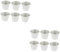 SHOWERORO 2 Sets Tortenformen Zum Backen Puddingformen Aus Metall Runde Backform Antihaftbeschichtet für Den Heimgebrauch 6 Stück