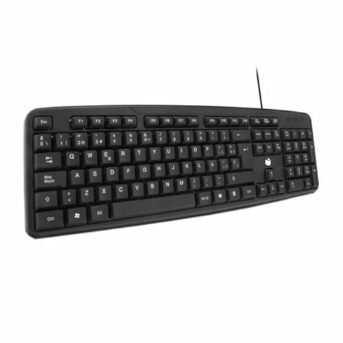 PcCom Schwarze Tastatur