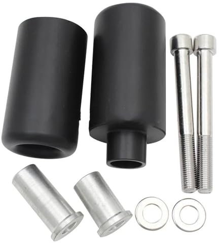 DKPMWD Sturzpads Motorrad Für Suzuki Für GSXR1000 K7 Für GSX-R Für GSXR 1000 2007 2008 Motorrad Rahmen Sliders Crash Fallen Schutz Motor Pad Schutz Block Motorrad Rahmen(Schwarz)