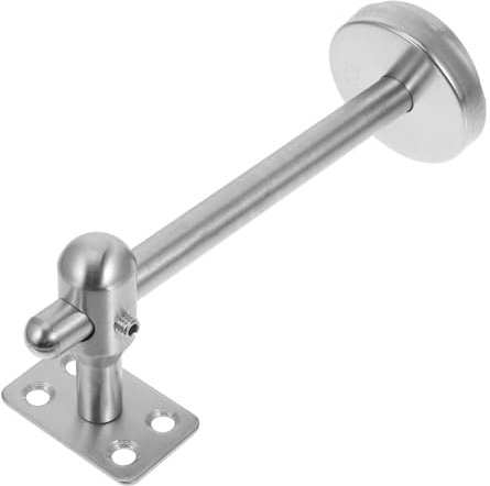 Veemoon Stainless Steel Armrest Bracket Holder Railer Swivel Handrail Brackets Stair Railing Bracket Handrail Post Brackets Wall Rail Bracket Long Handrail Brackets Handrail Mounts Silver