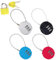 Lot de 4 Cadenas Code à 3 Chiffres, avec 1 Cadenas Jaune, Cadenas Valise Avion Petits Cadenas Cable Cadenas a Code Casier pour Voyage Bagages Valise Sac Casier (4 Couleur)