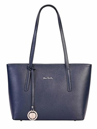 Pierre Cardin Damen-Handtasche, echtes Leder, groß, Shopper, Schultertasche, multifunktional, elegant