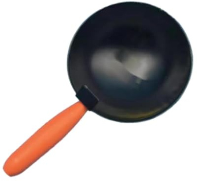 MagiDeal Seau à ciment Pelle à eau Louche à ciment Bol à maçonnerie Cuillère à eau pour constructions Plâtre Stuc Mortier Acier au carbone