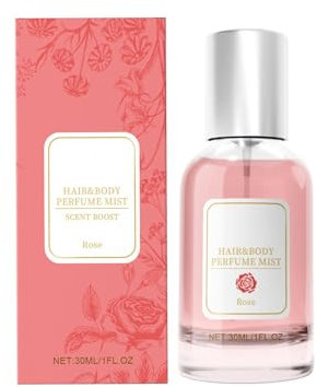 Pheromon Parfum Woman, Haarparfüm Für Frauen, Nourishing and Hydrating Hair, Lang Anhaltender Pheromon Parfüm, Haar- Und Körperduft, Selbstvertrauen Stärken (rose)