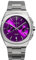 DeTomaso Herrenuhr Voltre Chronograph in Purple - Armbanduhr an silbernem Edelstahl-Armband - aus 316L Chirurgenstahl mit einem Quarzuhrwerk & saphirgehärtetem Mineralglas – 42 mm