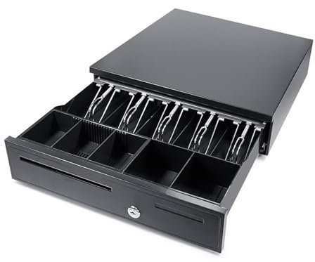 Registrierkasse, 405B Kassierer Cash Box Fünf Fach Drei Ebene Cash Box, supermarkt Kassierer Box Mit Schloss Können Unabhängig Verwendet Werden, für Einzelhandel & Gastronomie All-in-One-System