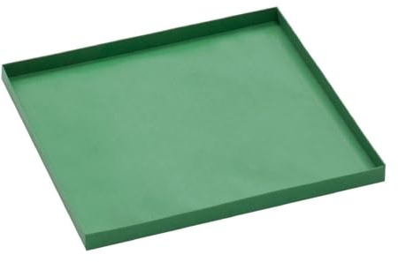 Merrychef Full Size Cooking Tray Green For 12 Cavity Size Ovens | Commercial-grade sheet pan optimizes airflow in high-speed rapid cook ovens, speeding up service in busy kitchens.